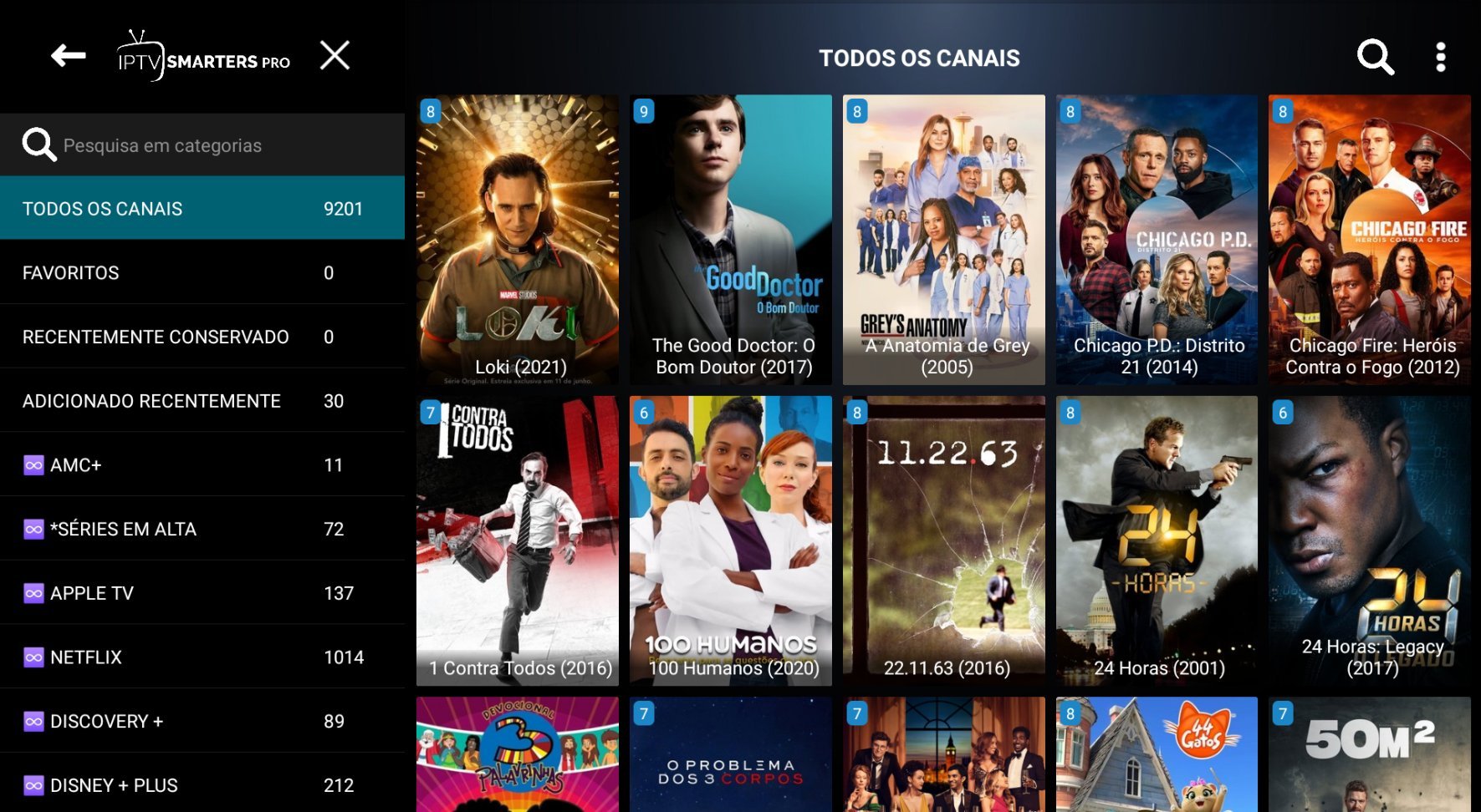 IPTVSmarters séries